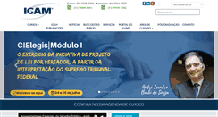 Desktop Screenshot of igam.com.br