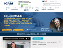 Tablet Screenshot of igam.com.br